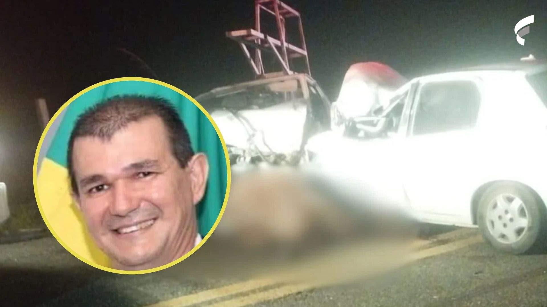 Grave acidente entre dois carros e uma vaca na ES 162 mata ex-vereador no ES