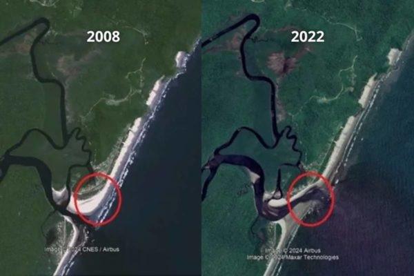 Avanço do mar é real, derruba casas e gera prejuízo. Veja onde