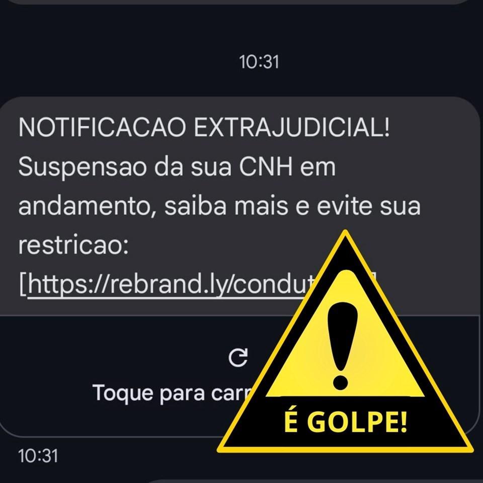 Detran/ES alerta para golpe de falsas mensagens de notificação de penalidade enviadas para condutores