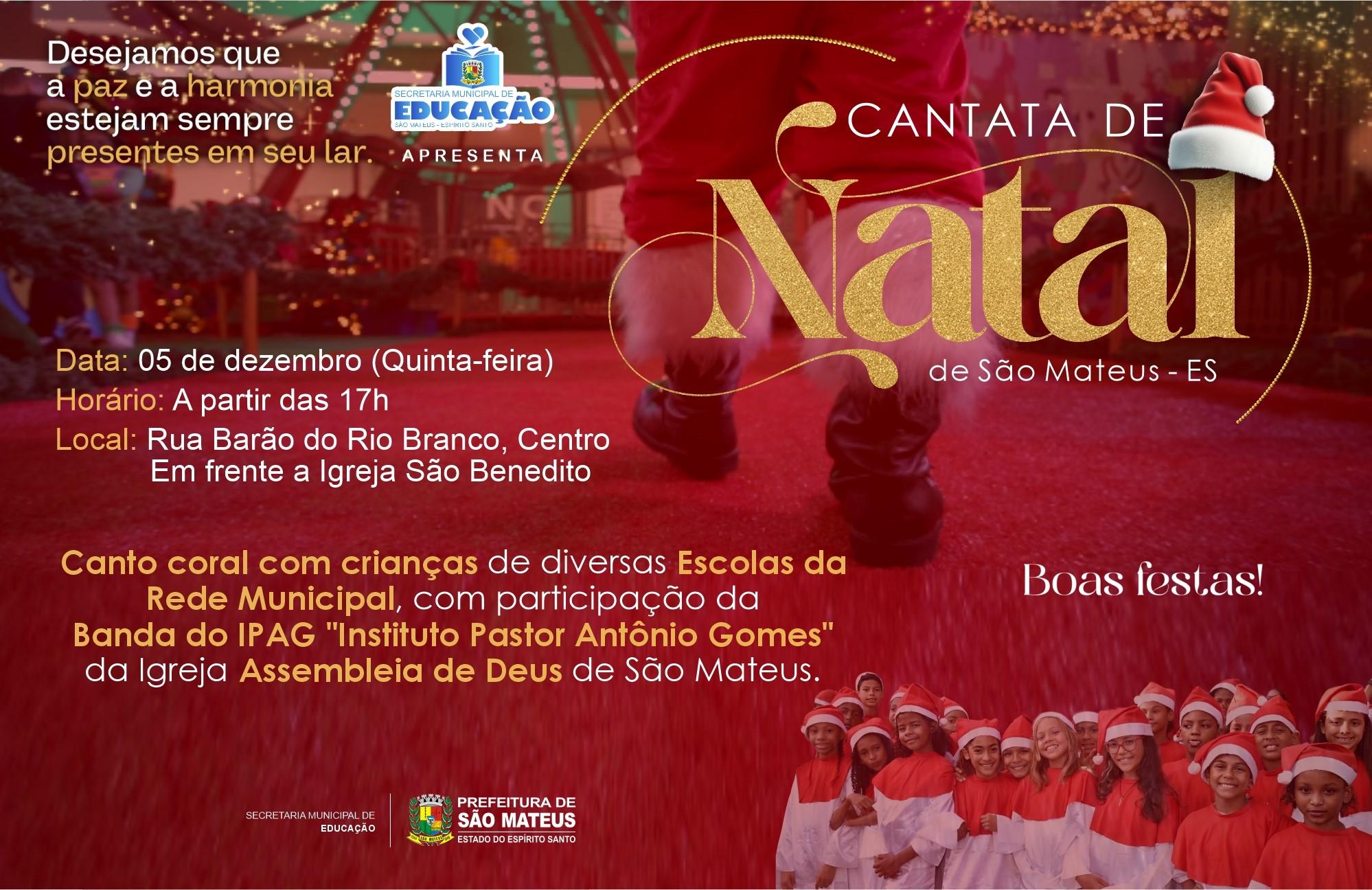 Cantata de Natal encanta São Mateus, no ES, em 2024