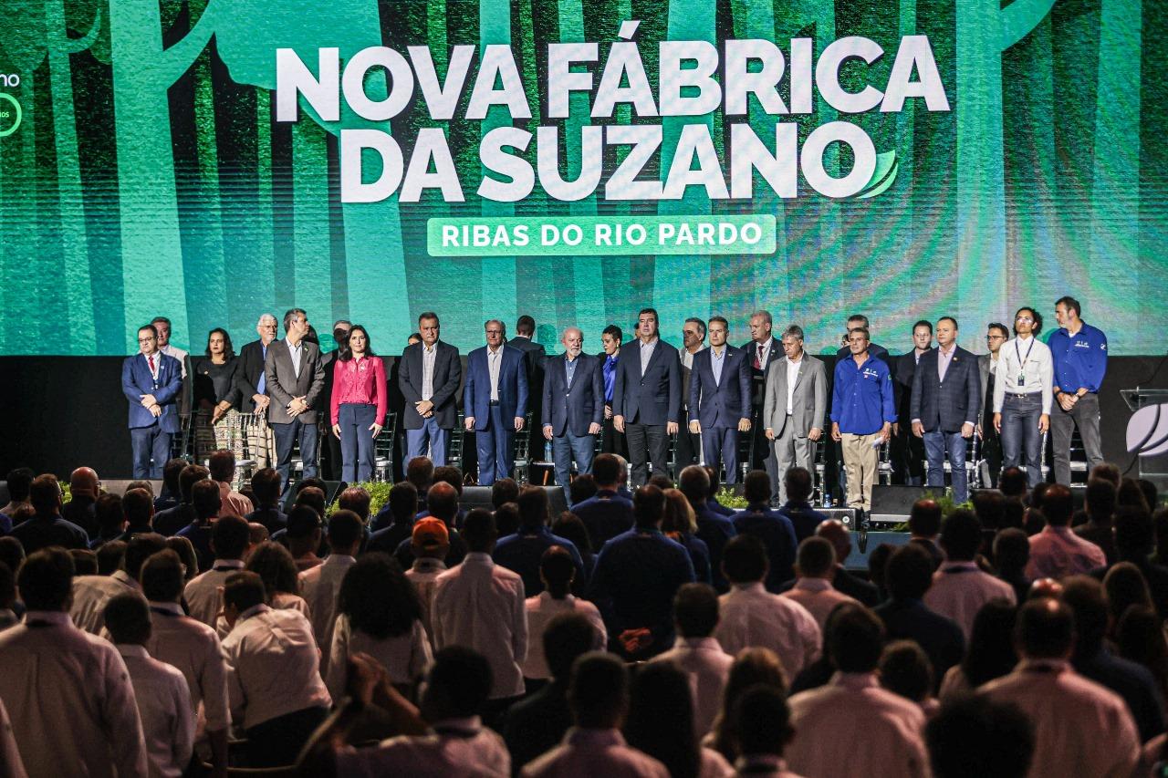Suzano inaugura oficialmente a maior fábrica de celulose em linha única do mundo