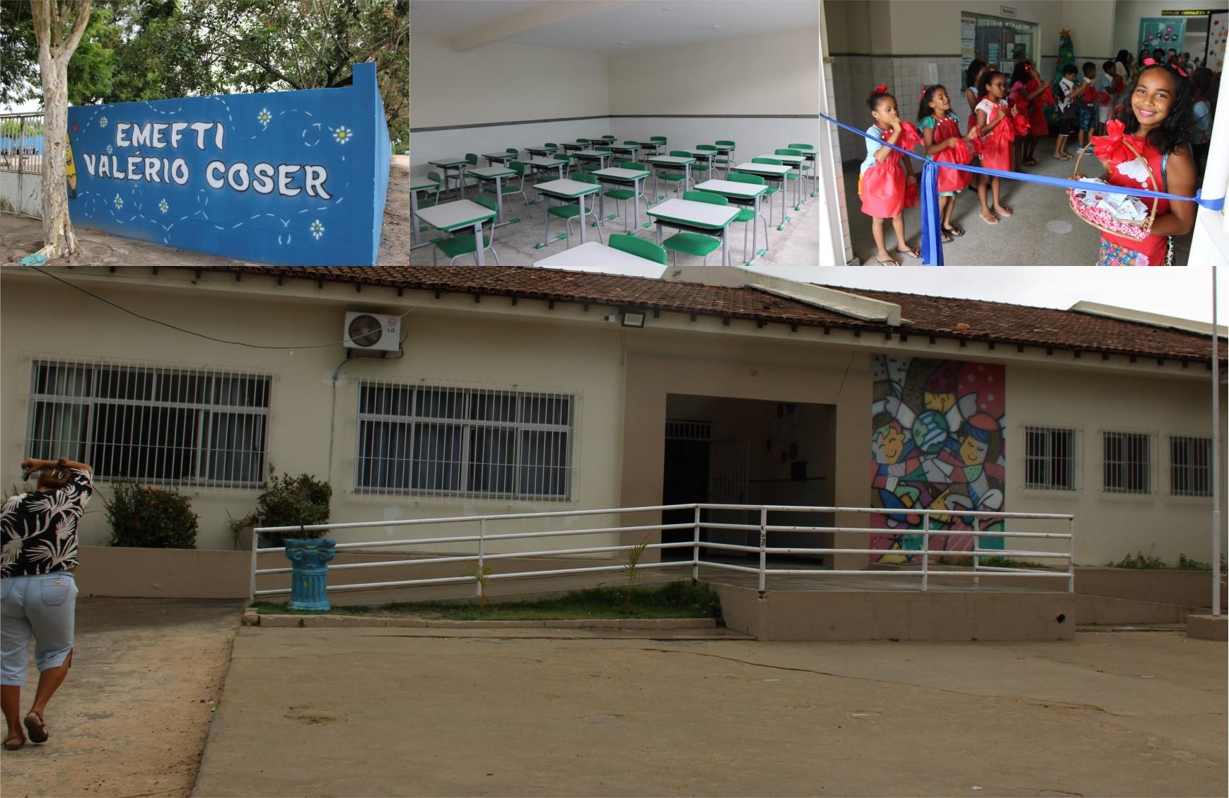 Prefeitura de São Mateus, no ES, inaugura reforma e ampliação da EMEFTI Valério Coser