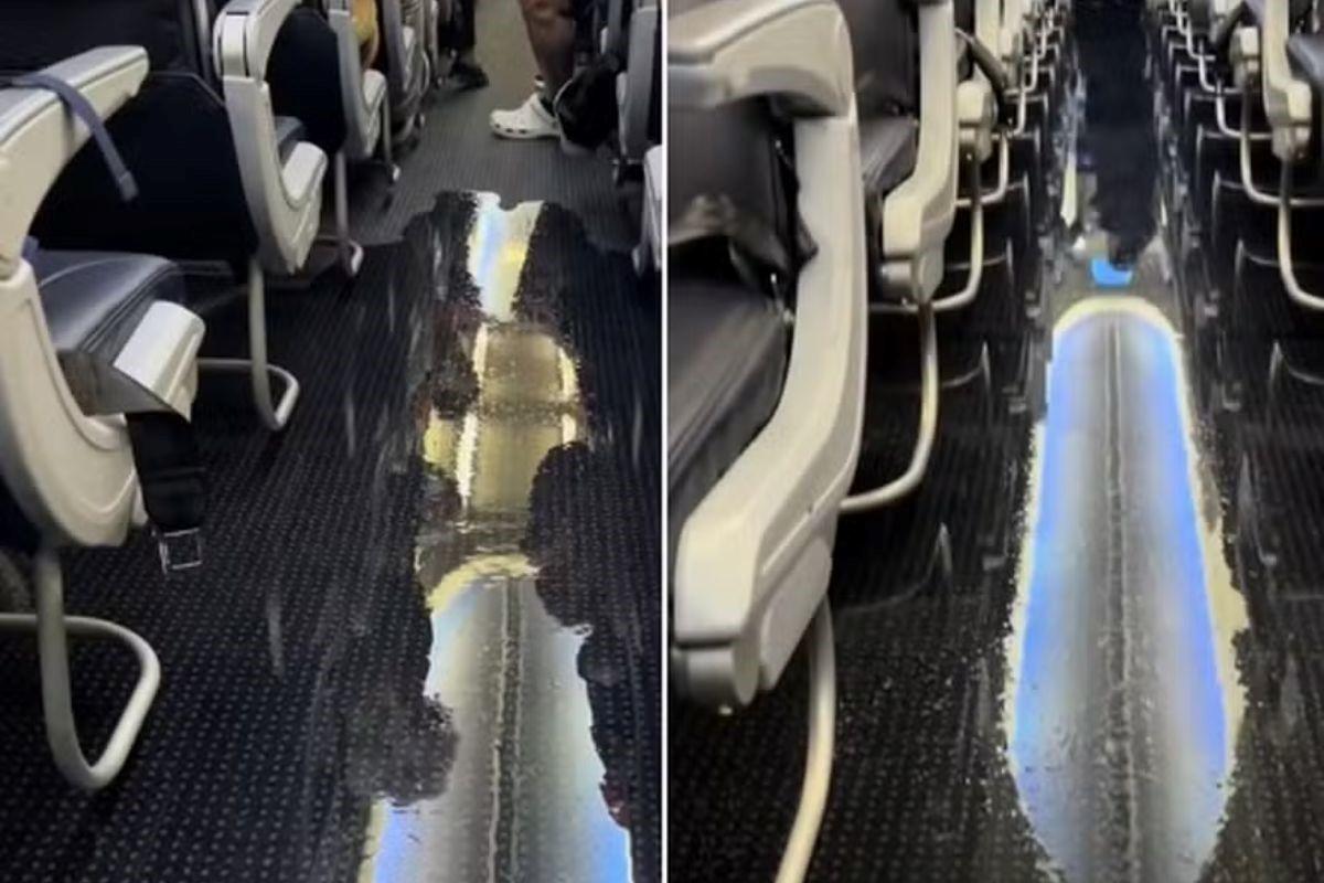 Avião sofre inundação em pleno voo nos Estados Unidos