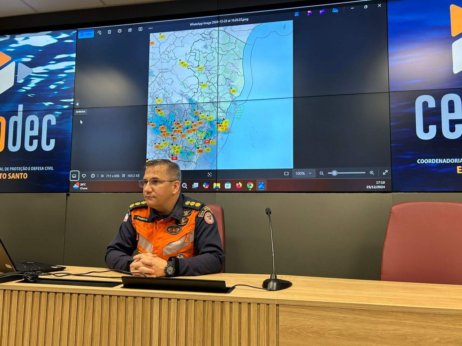 Chuva no ES: saiba o que fazer quando receber o alerta da Defesa Civil no celular
