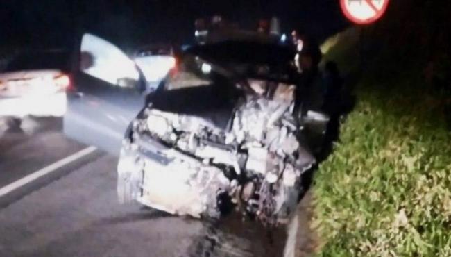 Acidente mata motociclista e deixa cinco pessoas feridas na BR-101, em Jaguaré, ES