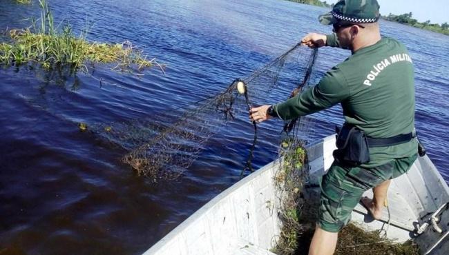 BPMA de São Mateus fiscaliza a pesca ilegal no Rio Cricaré