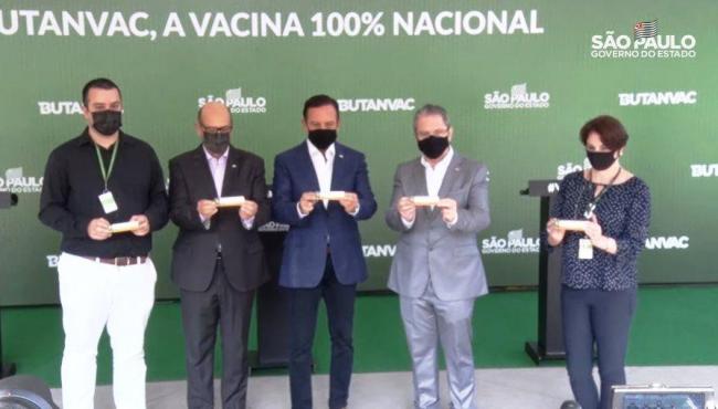 Butantan anuncia vacina 100% nacional contra a Covid-19