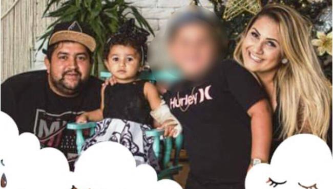 Casal e filha de 2 anos são mortos a tiros dentro de casa