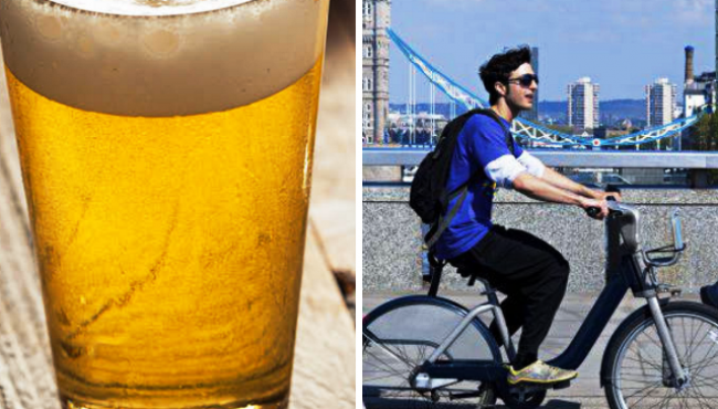 Cidade dá cerveja e sorvete grátis a quem usa bicicleta ou transporte público
