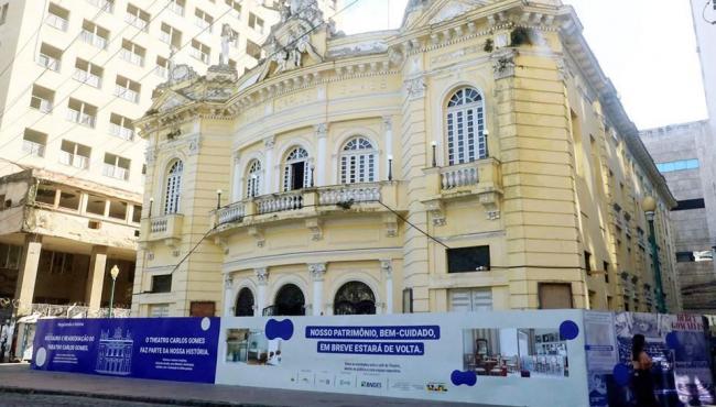 Governo do Espírito Santo inicia obras de restauro do Theatro Carlos Gomes
