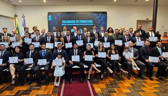 Governo do Estado realiza formatura de 40 novos delegados da PCES
