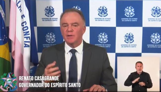 Governador Renato Casagrande alerta à população sobre os riscos do coronavírus