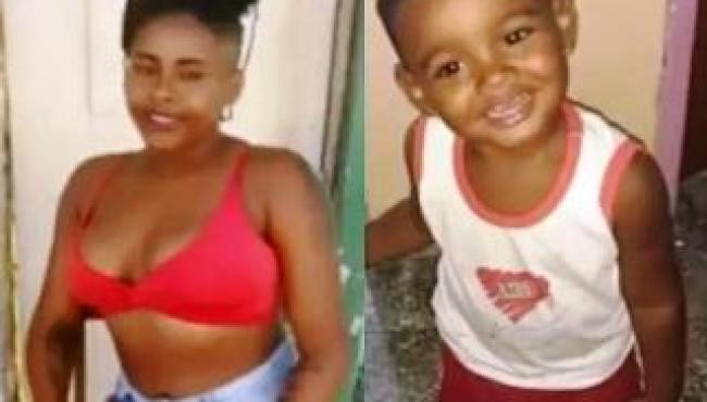 Jovem e filho de três anos são achados mortos na casa em que moravam