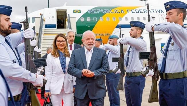 Lula desembarca em Portugal em primeira viagem à Europa no terceiro mandato