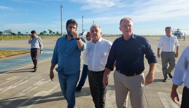 Ministro visita obras do terminal de passageiros do Aeroporto Regional de Linhares, no ES