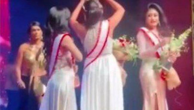 Miss Mundo arranca coroa da vencedora por ela ser divorciada