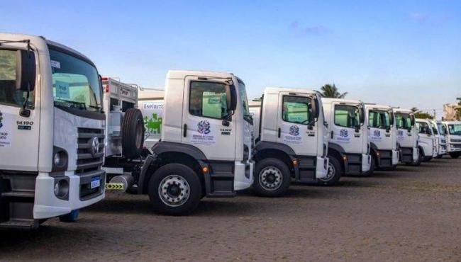 Municípios do ES recebem 30 caminhões 0Km para coleta de lixo