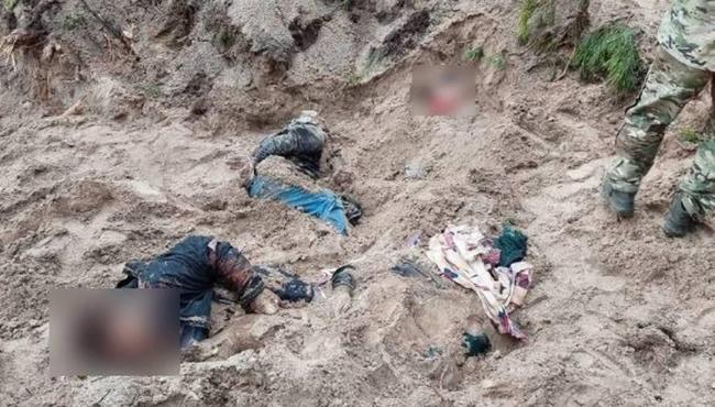 Prefeita e família são encontrados mortos em cova rasa no povoado de Motyzhyn, na Ucrânia