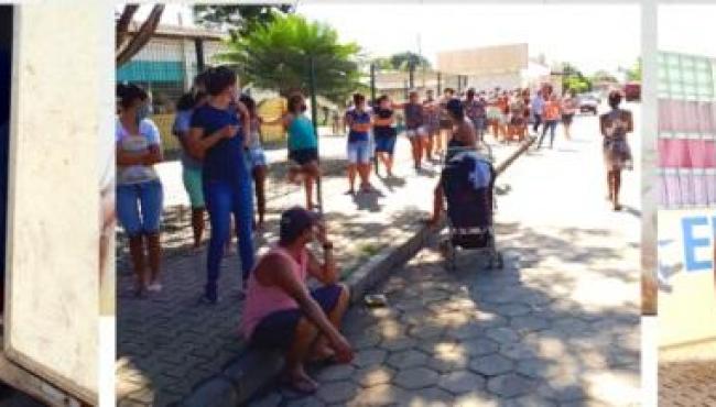 Prefeitura de Conceição da Barra entrega cestas básicas à 600 famílias do Distrito de Braço do Rio